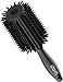 Xtava 44mm Natural Double Bristle Hair Brush - Volumizing and Detangling Blow Dryer Round Brush with Soft Boar Bristle - Professional Blow Drying Hair Brushes for Women with Fine Thick or Curly Hair