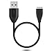 Fitbit Charge HR Charging Cable, iXCC Replacement USB Charging Cable for Fitbit Charge HR Wireless Activity Tracker Bands (1ft)