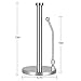 Adoric Life Stand Up Paper Towel Holder, Easy Tear, Sturdy Stainless Steel, Paper Towel Dispenser with Weighted Base for Tissue and Garbage Bags in Roll