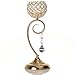 VINCIGANT Gold Crystal Table Lamp Candle Holders for Dining Room/Living Room Decoration/Wedding Coffee Table Decorative Centerpiece