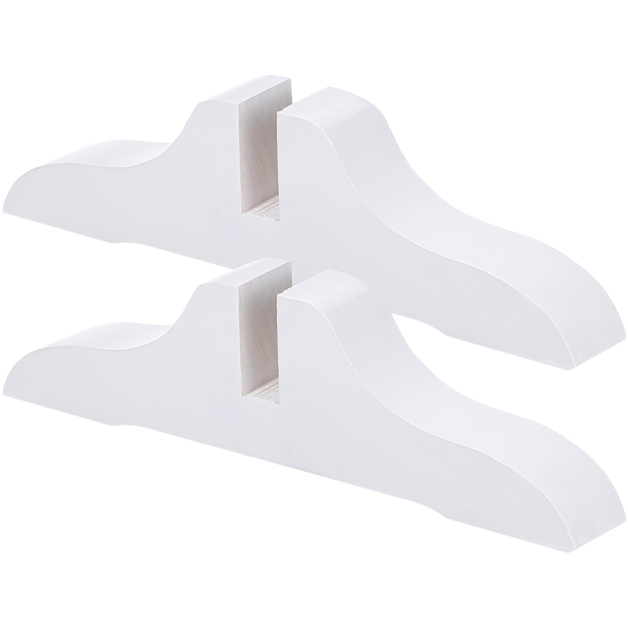 DECHOUS 2Pcs Room Divider Feet, Folding Room Divider Stand Wood Stand Feet, Partition Base Folding Privacy Screen Support Panel Base for Home Hotel Office