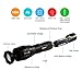 COSOOS LED Flashlight with Holster, Bright Tactical Flashlight High Lumen, Zoomable 5-Mode Portable Waterproof Flash Light for Emergency, Hiking, Outdoor Camping Gear Accessories, No AAA Battery