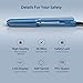 KIPOZI Pro Nano Titanium Flat Iron Hair Straightener with Digital LCD Display, Heats Up Instantly, A High Heat of 450 Degrees, Dual Voltage, 1.75 Inch Wide Platethumb 2