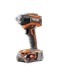 Ridgid 18 volt iones de litio Cordless Drill Driver y atornillador de impacto sin escobillas Combo Kit w (2) 1,5 Ah Baterías, Cargador y bolsa