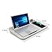 HOME BI Lap Desk for Laptop with Built-in Mouse Pad and Cellphone Tablet Holder,Fits up to 15″ Laptop,Whitethumb 2