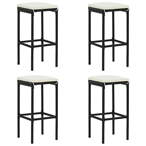 Tidyard Gartenbar Set 5-TLG.Bar-Set mit Kissen Theke Bar Tresen Gartentheke Bartisch Stehtisch Barhocker Barstuhl Barset… – Bild 4