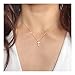 itianxi Silver Dainty Heart Pendant Necklaces,Silver Plated Cute Tiny Heart Necklace,Elegant Delicate Fashion Necklace for Women