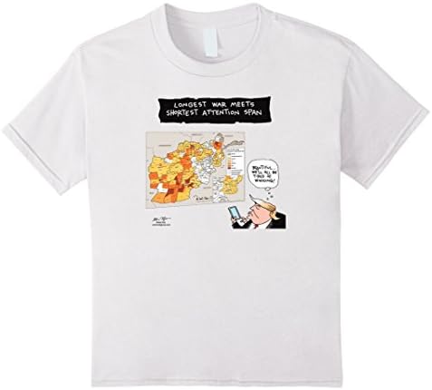 Kids Joel Pett: Afghanistan and Trump T-Shirt 10 White