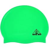 Water Gear Silicone Swim Cap Neon Green