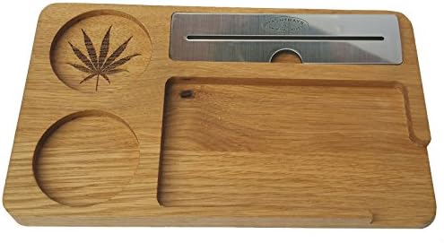 Rolling Tray. Handmade from Oak in the UK.