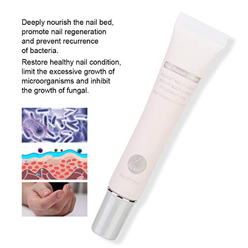 Nail Repair Cream, 20ML Nail Cream Repair, Nail Strengthener, Finger Toe Nail Care Cream for Men and Women Home Use