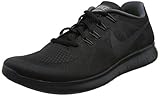 NIKE Mens Free RN 2017 Running Shoe Black/Anthracite-Dark Grey-Cool Grey 11.0