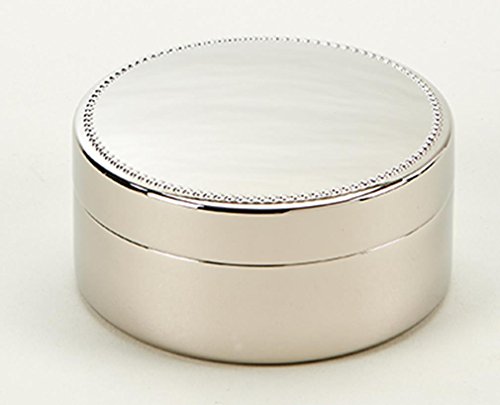Beaded round box, 3.5" np