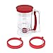 4-Cup Batter Dispenser with 2 Silicone Pancake Rings Bundle