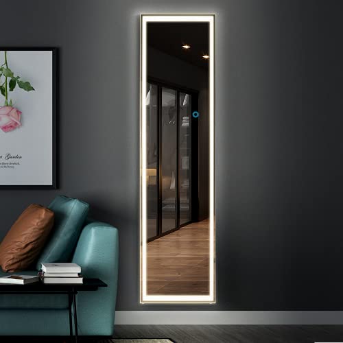 Vlsrka FullLength Mirror with LED Lights, 63" x 16" Full Body Mirror