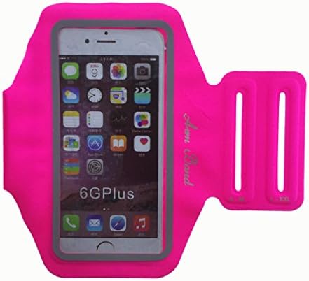 Pink-Ultra-thin lycra diving material multi-functional proof Sport Armband.Yoga, Running Gym Workout ,outdoor sport,Water-proof.Applicable size: 4.7-5.5 inch (iphone7/6s PLUS or samsung etc.).