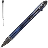 Cool Hand 5.7'' Bolt Action Pens, EDC Ballpoint Ink Refillable, Stylus for Touch Screen, G10 Body w/Pocket Clip, Ergonomic Gr