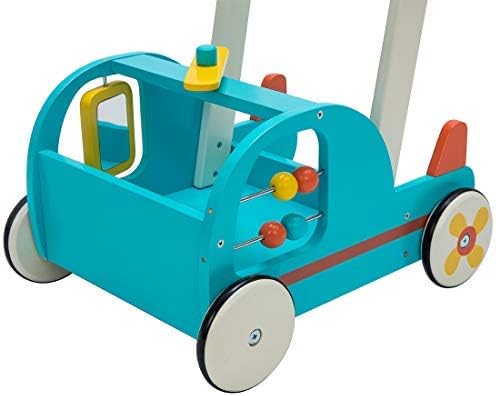 pousseur chariot bois