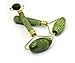 Myboree Jade Roller for Face Neck and Eye Massager Anti Aging Beauty Tool