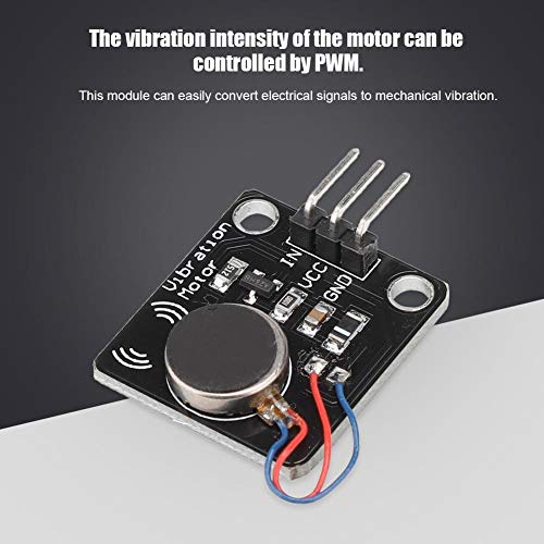 ASHATA Vibration Module,Vibration Motor Module DC Motor Mobile Phone Vibrator for Arduino,Easily Convert Electrical Signals to Mechanical Vibration. - Thumbnail 6