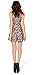 Jescakoo Women's Scoop-Neck Graphic Sleeveless Short Fit-and-Flare Dress, 07, Medium