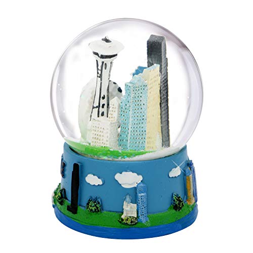 Fun Seattle Snow Globe (3.5 Inch) Souvenir Snowglobe from Seattle
