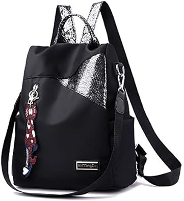 Amazon Co Jp リュック レディース 女性用バックパック 背面の防犯機能 通学通勤ウォーキングショッピング旅行 スパンコール ママバック 黒 シューズ バッグ