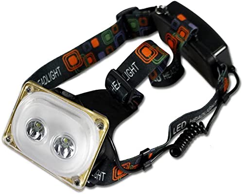 AntDau71 - 2 led headlamp 3 lighting modes rechargeable head lamp with usb cable for workshop cycling climbing work fishing camping work lamp work W617 - CW734