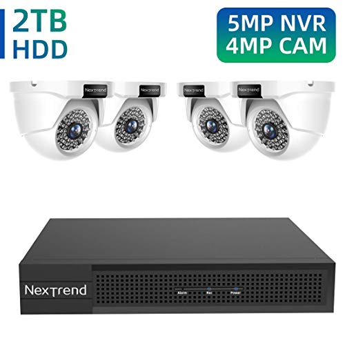 [Expandable] 4MP Home Security Cameras System, NexTrend 8 Channels