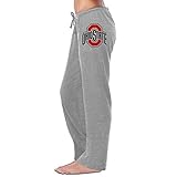 Runy Women's Ohio State Buckeyes Slim Sports Jogging Workout Pants