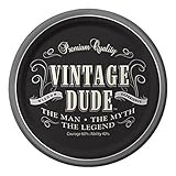 Creative Converting 8 Count Vintage Dude Round