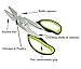 Soufull Heavy Duty Multi Purpose Kitchen Scissors for Chicken,Poultry,Meat-Come-Apart Sharp Shears, Scissοr