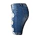 Fashion Story Hot Pants Mini Jeans Shorts Women American US Flag Denim