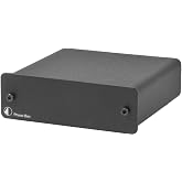 Project Audio Phono Box DC 2Channel MM/MC Phono Preamp with Line Output (Black)