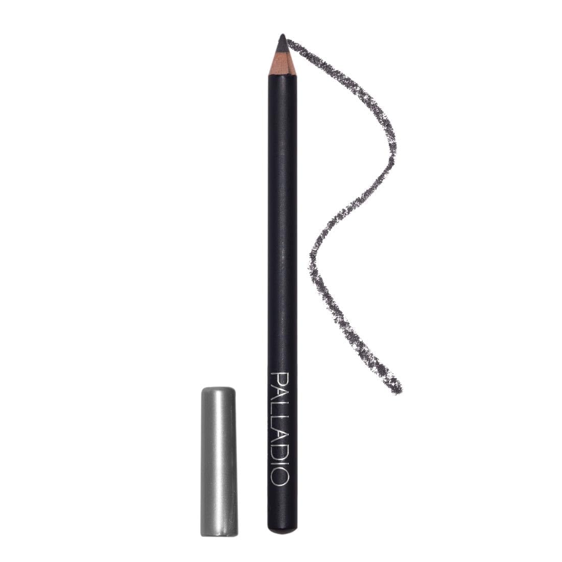 Palladio Wooden Eyeliner Pencil, Thin Pencil Shape, Easy Application, Firm yet Smooth Formula, Perfectly Outlined Eyes, Contour and Line, Long Lasting, Rich Pigment, Charcoal — image 1