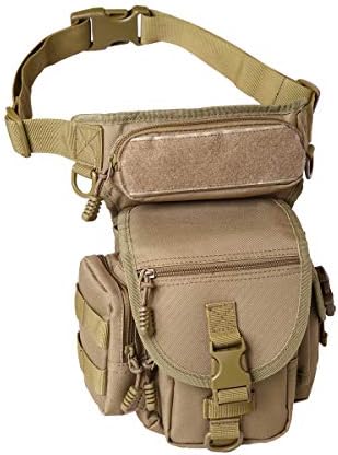 BondFree Leg Bag Military Drop Leg Pouch Tactical Leg Bag Tools Bags Purse Bum Bag Fanny Pack Thigh Bags Hip Bag Bike Cycling Hiking Bag Utility Pouch Bag