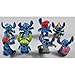 Lilo and Stitch 8 Piece Figure Set Featuring Toy Story Alien Stitch, Golfer Stitch, Mechanic Stitch, Baseball Stitch, and Banana Sled Stitch - Figures Range from 2