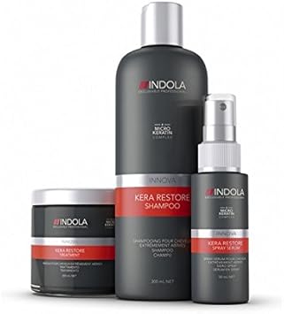 INDOLA KERA RESTORE INNOVA Micro Keratin Tratamiento Queratina Reparadora PACK: Amazon.es: Salud y cuidado personal