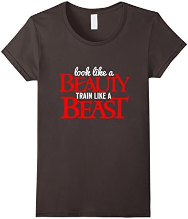 Women's Look Like A Beauty Train Like A Beast Shirt Large Asphalt