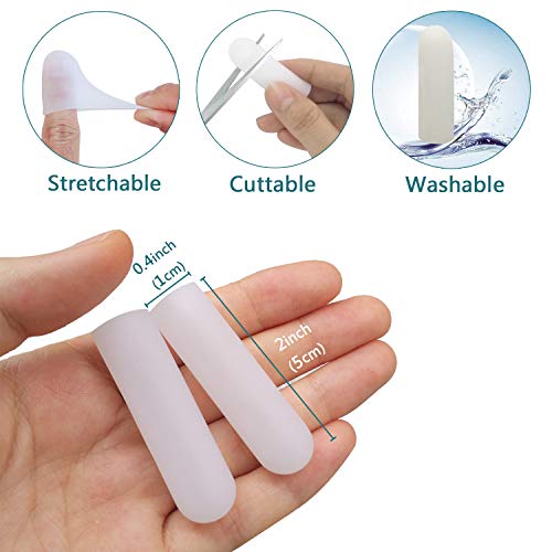 Finger Protectors Finger Caps Silicone Fingertips Protection Gel