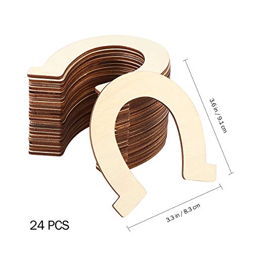 6 Healifty+Horseshoe+Unfinished+Cutouts+Decoration