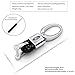 Fitracker 2pack Car Logo Keychain Key Chain Accessories Keyring Gift for Man and Women