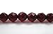 6mm (68 Beads) Garnet (Deep Red), Czech Fire Polished Round Faceted Glass Beads, 16 inch Strand
