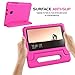 MoKo Case for Samsung Galaxy Tab A 8.0 2018 SM-T387, EVA Kids Shock Proof Convertible Handle Light Weight Protective Cover Compatible with Samsung Galaxy Tab A 8.0 Inch 2018 Release Tablet - Magenta