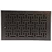 Accord Ventilation AMFRRBB610 Floor Register with Wicker Design, 6-Inch x 10-Inch(Duct Opening Measurements), Oil Rubbed Bronze