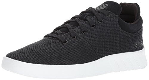 K-Swiss Women's Aero Trainer T Sneaker, Black/White, M US