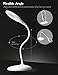 imimon LED Desk Lamp Touch Control and 3 Dimming Levels (Eye-Care) , desk light with USB port for Home/Office /College,best table light for reading/working/ Bedtime (White)