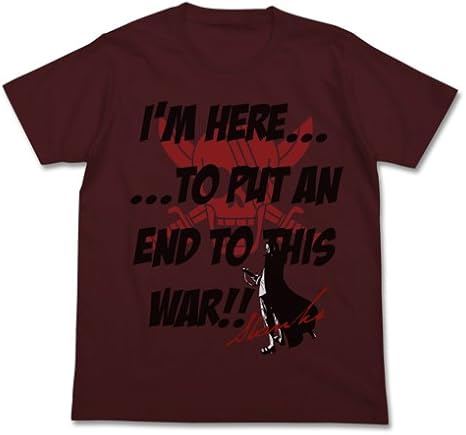 Amazon ワンピース シャンクス終戦ｔシャツ バーガンディ サイズ Xs アニメ 萌えグッズ 通販