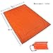 Ultrlight 1-4 Person Waterproof Camping Traps,Picnic Tent Trap Footprint Ground Cover Sheet with Drawing Carrying Bag (Orange-180cm)