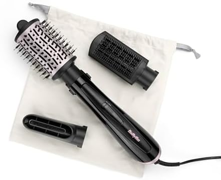 Style Smooth 1000, 3-in-1 Warmluftbürste zum Föhnen, Glätten und für Volumen, 1000W, AS128E